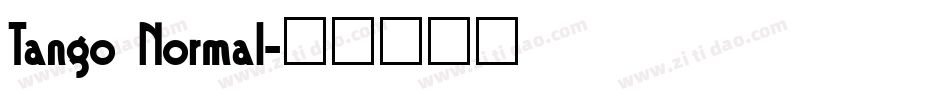 Tango Normal字体转换